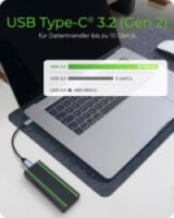 ICY BOX IB-1824ML-C31 USB-C 3.2 Gen2 Gehäuse 1x NVMe Externe Gehäuse