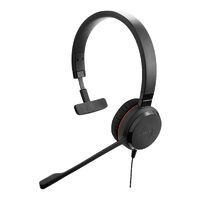 Jabra EVOLVE 30 II MS Mono - Wired - Office/Call center - 150 - 7000 Hz - 142 g - Headset - Black