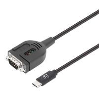 MANHATTAN USB-C auf Seriell DB9/RS232 Adapter PL2303GT 1m (154499)