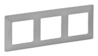 Legrand VLIFE 3FACH RAHMEN ALUMINIUM (754133)