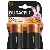 Duracell Batterie Plus Mono D LR20 1.5V 2 St./Pack. - Battery - Mono (D)
