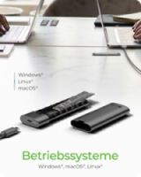 ICY BOX IB-1806MT-C31 M.2 NVMe SSD Gehäuse Externe Gehäuse