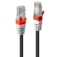 LINDY SSTP Cat.6A Kabel schwarz 7,5m LOSH inkl. Testprotokoll (45367)