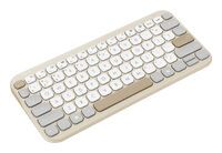 Asus Retail ASUS KW100 Marshmallow Tastatur beige (90XB0880-BKB190)