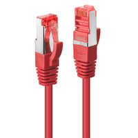 LINDY Cat.6 S/FTP Kabel, rot, 0,5m Patchkabel (47731)