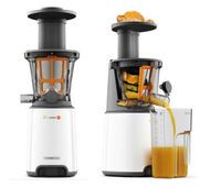 JVC Kenwood JMP 400 WH - Slow juicer - Black,White - 55 RPM - 1.3 L - 1 L - 140 W