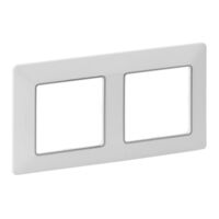 Legrand VLIFE 2FACH RAHMEN UW/CHROM (754032)