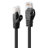 Lindy RJ-45/RJ-45 Cat6 7.5m - 7.5 m - Cat6 - U/UTP (UTP) - RJ-45 - RJ-45 - Black
