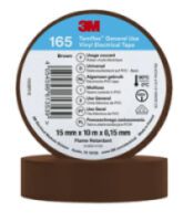 3M Temflex 15mmx10m Braun165BR1EVinyl-Isolierband 0.15mm 7100184725