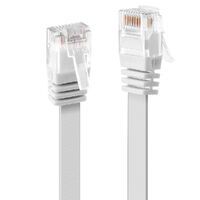 LINDY Cat.6 Flachband-Patchkabel, weiss, 5m Ohne Schirmung (47504)
