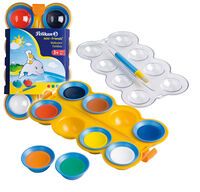 Pelikan Büro Pelikan Deckfarbkasten mini-friends 755/8 Farben + Pinsel (723122)