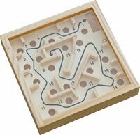 VEDES Großhandel GmbH - Ware Classic Games Holz Labyrinth 12 x 12 cm