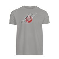 Fallout T-Shirt \"Power Armor Claw\" Grey M English