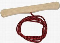 Drzewna Spoldzielnie Pracy Zugleine mit Holz-Griff
