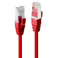 LINDY S/FTP Cat.6 Kabel, rot, 3m LSOH, inkl. Testprotokoll (45624)