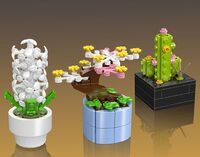 Playfun Ltd. Mould King Mini-Topfblumen