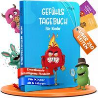 Filapen GmbH Filapen Gefühlstagebuch für Kinder ab 6 Jahre  Emotions-Tagebuch für 100 Tage