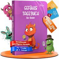 Filapen GmbH Filapen Gefühlstagebuch für Kinder ab 6 Jahre  Emotions-Tagebuch für 100 Tage