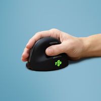 R-GO Tools R-Go Maus HE ergonomisch rechts Bluetooth groß    schw./silb retail (RGOHELAWL)