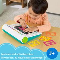 Mattel Fisher-Price Lern- und Zeichenbrett, Schreiben und Zeichnen ohne Verwischen Tablet mit LCD-Bi