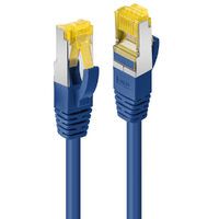LINDY Patchkabel Cat6A S/FTP LSZH Cat7 Rohkabel blau  1.00m (47277)