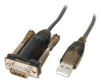 LINDY Konverter USB Seriell Lite RS232 DB9 PL-2303RA (42855)