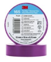 3M Temflex 15mmx10m Violett165PR1EVinyl-Isolierband 0.15mm 7100184729