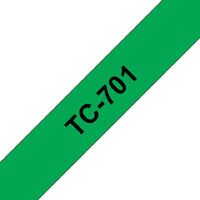 Brother Labelling Tape 12mm - Black on green - TC - Black - Brother - P-touch PT2000 - PT3000 - PT500 - PT5000 - PT8E - 1.2 cm