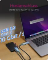 ICY BOX IB-CR602M-C31 M.2 SSD Gehäuse mit Cardreader Externe Gehäuse