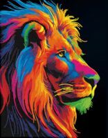 Carletto Deutschland GmbH Diamond Painting Neon Löwe
