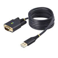 STARTECH.COM 2m USB auf Seriell Adapter COM-Retention FTDI USB-A zu DB9 Kabel USB RS232 Wechselbare 