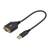STARTECH.COM 30cm USB Null Modem Kabel USB Seriell Adapter COM Retention,FTDI USB RS232 Wechselbare 