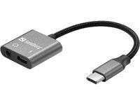 SANDBERG USB-C Audio Adapter PD65W (136-67)