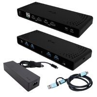 I-TEC Universal Dual 4K Display Docking Station PD 85W + USB-C Charger 100W (CADUA4KDOCKPDB100)
