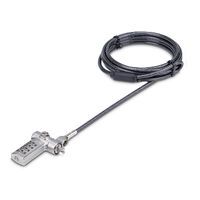 STARTECH.COM Universal Laptopschloss 2m Serialisiertes Sicherheitsschloss Noble Wedge/Nano/K-Slot Ko