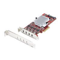 STARTECH.COM 4-Port USB-C 10Gbps PCIe Karte 4x Separate USB 3.2 Kontroller PCI Express 3.0 Niedrigpr