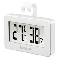 Hama 00186363 - White - Indoor hygrometer,Indoor thermometer - 20 - 95% - -10 - 50 °C - F,°C - Battery