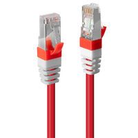 LINDY SSTP Cat.6A Kabel, rot, 5,0m LSOH, inkl. Testprotokoll (45388)