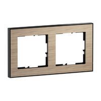 Legrand 2F.RAHMEN MIT ECHTMATERIALOBER (765292 SEANO)