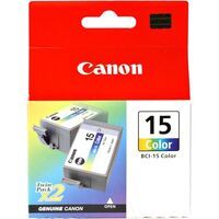 Patrone Canon BCI15C  (2er)  cy/ma/ye        100 Seiten (8191A002)