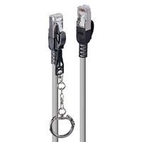LINDY 15m Cat.6A S/FTP Sicherheitsnetzwerkkabel, grau (47608)
