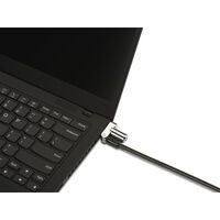 Kensington Universal 3-in-1 Keyed Laptop Lock - 1.8 m - Key - Carbon - Silver