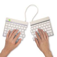 R-GO Tools R-Go Tastatur Split   Break US-Layout     kabellos   weiß (RGOSBUSWLWH)