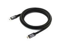 Equip Kabel USB-C4.0->C Gen2x2   PD100W St/St  3.00m schwarz (128384)