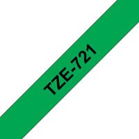 Brother TZE721 - TZ - Green - 8 m - 9 mm