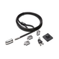 Kensington Desktop & Peripherals Locking Kit 2.0 - 2.44 m - Kensington - Key - Carbon steel - Black - Silver