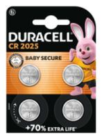 Duracell 5000394119345 - Single-use battery - CR2025 - Lithium - 3 V - 4 pc(s) - 165 mAh