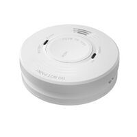 Alecto 230V-Rauchmelder mit 5 Jahre Batterie-Backup Weiß