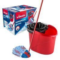 Vileda Supermocio Wischset mit Mop und Eimer