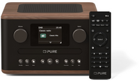 Pure Radioempfänger mit CD Classic C-D4 kaffee braun/walnuss